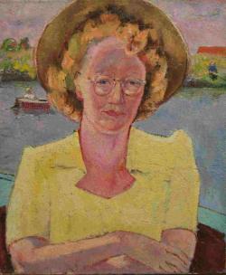 Jaap Visser<br />Vrouw met hoed