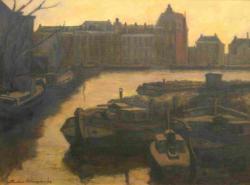 Marten Klompien<br />Gezicht op Emmasingel