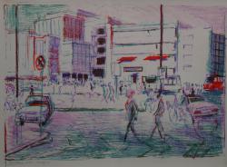 Jan van der Baan<br />Grote Markt, in groen