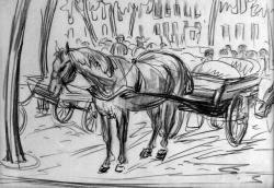 Berend Hoving<br />Paard en wagen