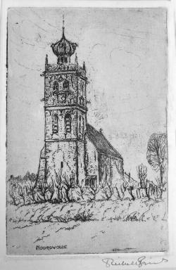 Riekele Prins<br />Kerk te Noordwolde