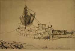 Evert Musch<br />Garnalenvisser op het wad