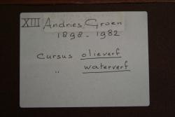 Andries Groen<br />Cursus olieverf en waterverf