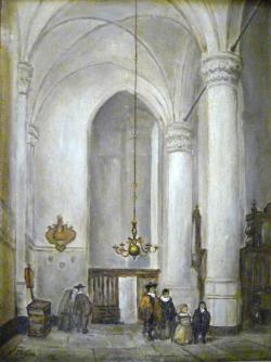 P.N. van Schie<br />Kerkinterieur