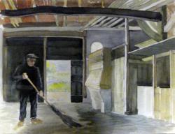 Berend Hoving<br />Alof Hoving op de deel