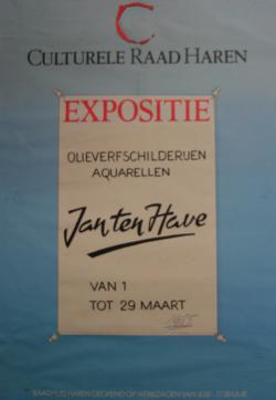 Jan ten Have<br />Expositie "Olieverfschilderijen Aquarellen Jan ten Have"