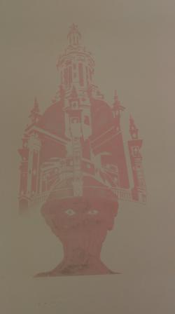 Ger van Norden<br />La nouvelle Marianne, zonder gezicht met ogen, in roze