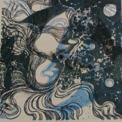 Ger van Norden<br />de 4 elementen, in blauw en zwart