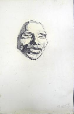 Alida Elizabeth de Wit<br />Masker schets