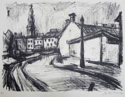 Jan ten Have<br />Schuitendiep met zicht op Martinitoren