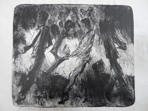 Jan van der Baan<br />Dansers, in zwartwit