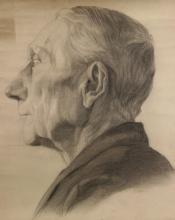 Berend Hoving<br />Mannenkop en profile