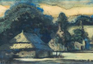 Cornelis Pieter de Wit<br />Boerderijen in bos