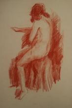 Jan ten Have<br />Vrouwelijk naakt zittend