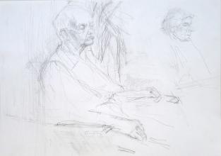 Tim Blaauw<br />Dementerende bejaarde in stoel